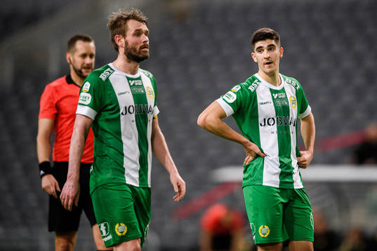 Hammarbys Mads Fenger och Mayckel Lahdo