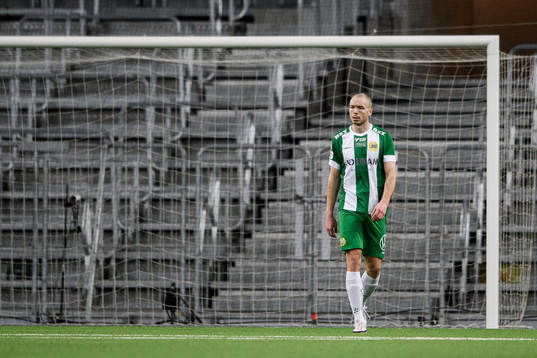 Hammarbys Jon Gudni Fjóluson deppar