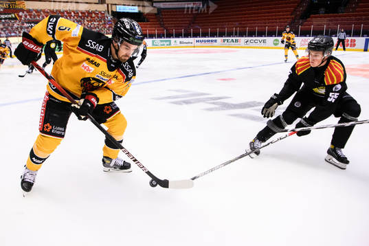 Luleås Eddie Larsson och Brynäs Noel Gunler