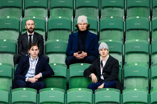 Rögles Taylor Matson, Moritz Seider, Melker Eriksson och