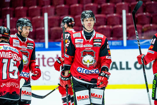 Malmö Redhawks Lars Bryggman deppar