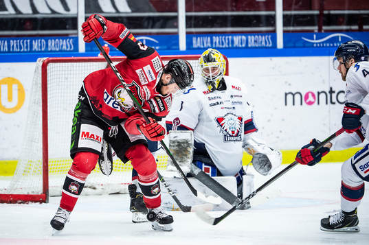 Malmö Redhawks Christoffer Forsberg mot Linköpings