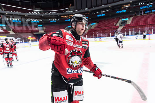 Malmö Redhawks Ponthus Westerholm jublar
