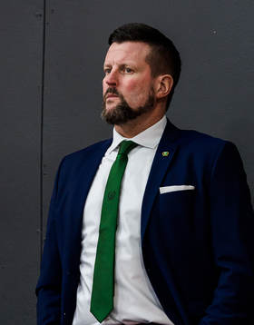 Färjestads General Manager Peter Jakobsson