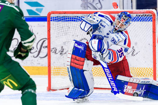 Oskarshamns målvakt Joe Cannata