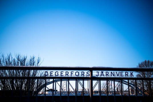 Vy över Degerfors Järnverk