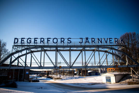 Vy över Degerfors Järnverk