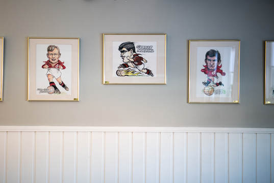 Tavlor i klubbhuset