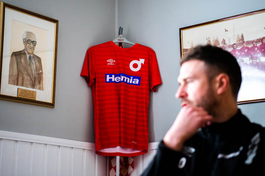 Degerfors tränare Tobias Solberg