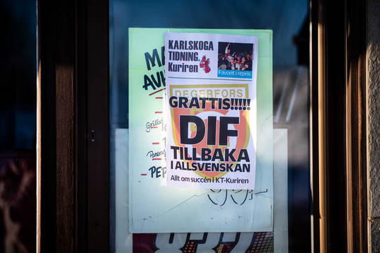 Bild över Degerfors centrum