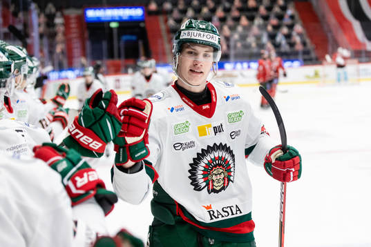 Frölundas Elmer Söderblom jublar