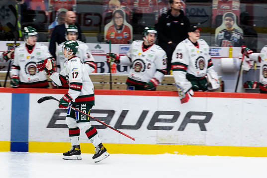 Frölundas Robin Alvarez jublar
