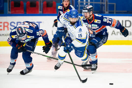 Leksands Otto Paajanen mot Växjös Pontus Holmberg och