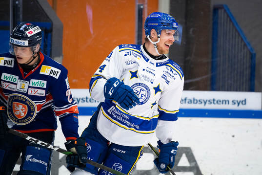 Leksands Carter Ashton jublar