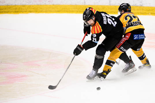 Brynäs Patrik Berglund och Luleås Nils Lundkvist