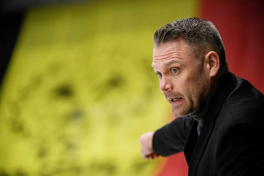 Brynäs assisterande tränare Mikael Holmqvist