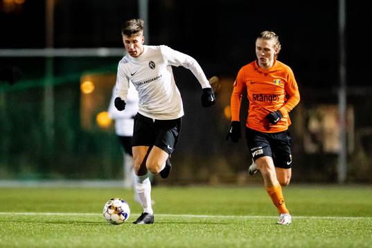 Landskronas Filip Olsson och Torns Jonathan Jacobsson