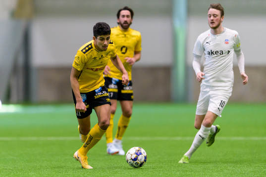 Elfsborgs Ahmed Qasem och Helsingborgs Rasmus Jönsson
