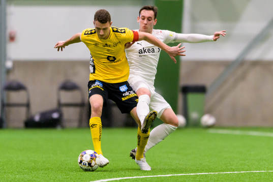Elfsborgs Christopher McVey och Helsingborgs Vladislav