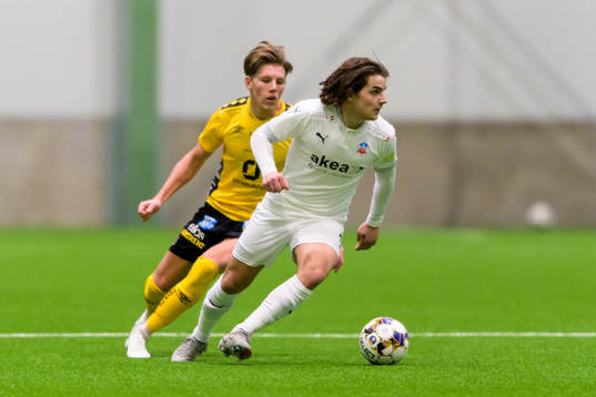 Helsingborgs Brandur Hendriksson Olsen och Elfsborgs Noah