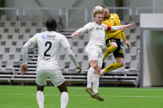 Helsingborgs Andreas Landgren och Elfsborgs Rasmus Alm