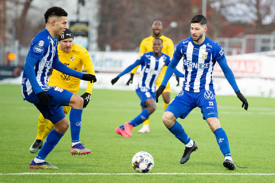 IFK Göteborgs Alexander Jallow och Kevin Yakob