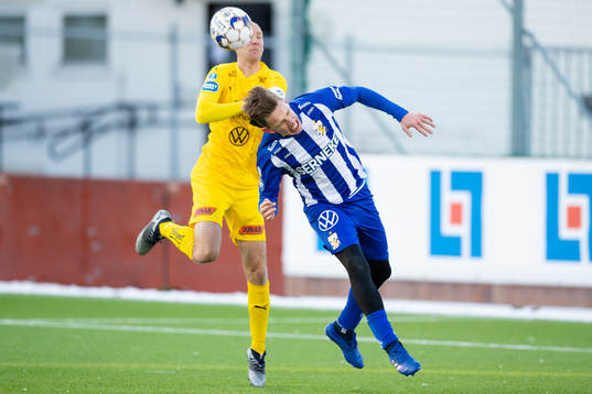 Halmstads Andreas Johansson och IFK Göteborgs Pontus
