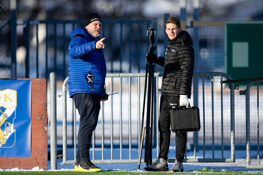 IFK Göteborgs koordinator Gustav Hessfelt och assisterande