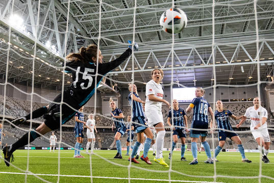Djurgårdens målvakt Kelsey Daugherty släpper in 2-1