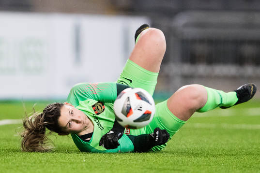 Brommapojkarnas målvakt Lovisa Koss