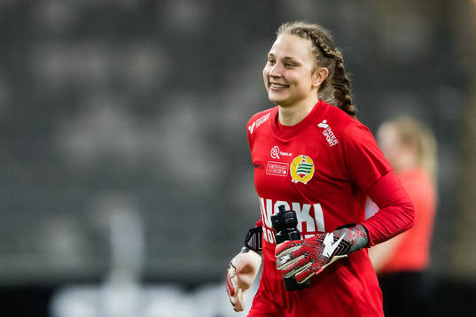 Hammarbys målvakt Anna Tamminen