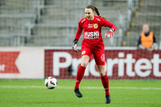 Hammarbys målvakt Anna Tamminen