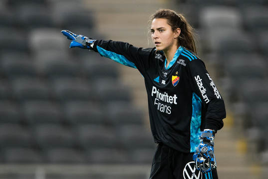 Djurgårdens målvakt Kelsey Daugherty