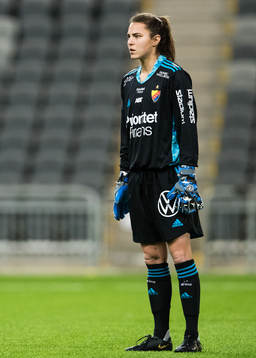 Djurgårdens målvakt Kelsey Daugherty