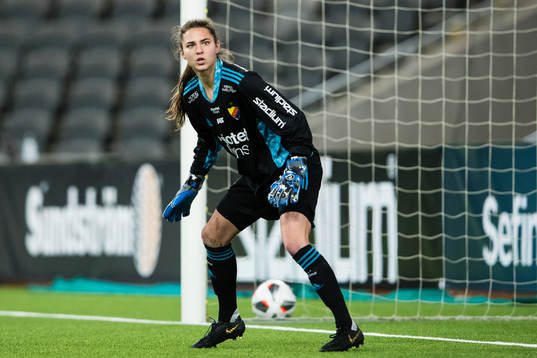 Djurgårdens målvakt Kelsey Daugherty