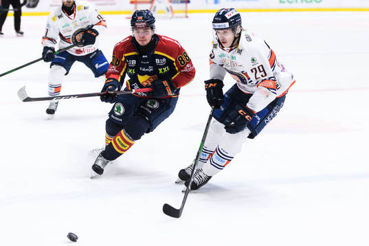 Djurgårdens Alexander Holtz och Växjös Pontus Holmberg