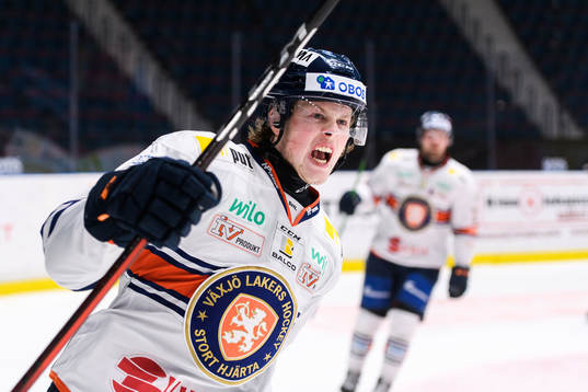 Växjös Fredrik Karlström jublar