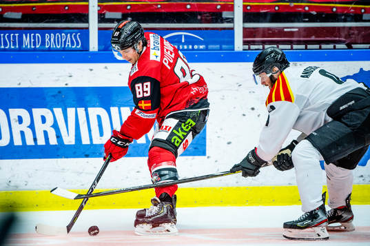 Malmö Redhawks Matt Puempel mot Brynäs Niclas Andersén