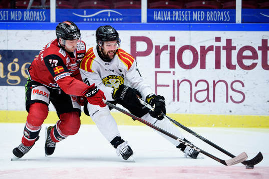 Malmö Redhawks Pathrik Westerholm och Brynäs Simon