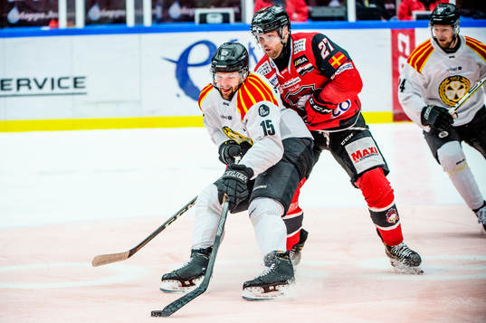 Brynäs Simon Bertilsson mot Malmö Redhawks Ponthus