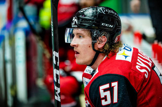Malmö Redhawks Emil Sylvegård deppar