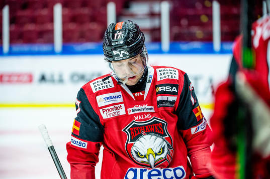 Malmö Redhawks Pathrik Westerholm deppar