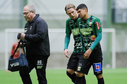 Varbergs Luke Le Roux är skadad