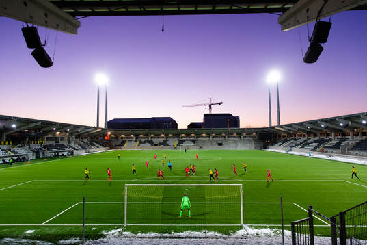 Vy över Bravida Arena