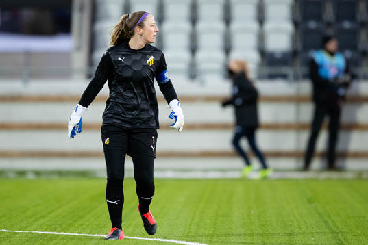 Häckens målvakt Loes Guerts