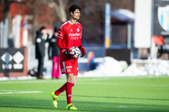 Utsiktens målvakt Tom Amos