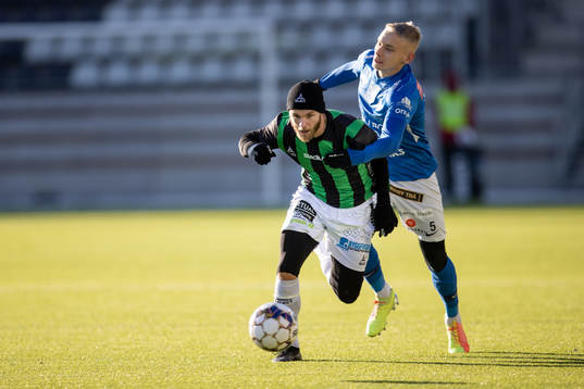 GAIS Niklas Andersén mot Norrbys Johan Brannefalk