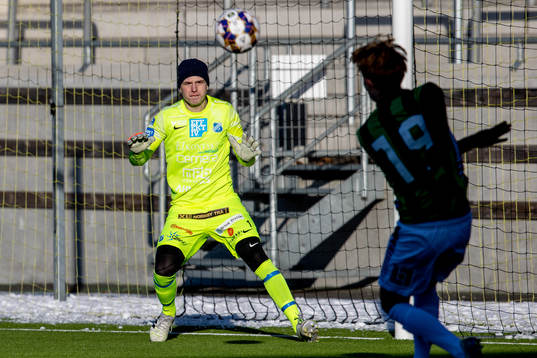 Norrbys målvakt Hampus Falk