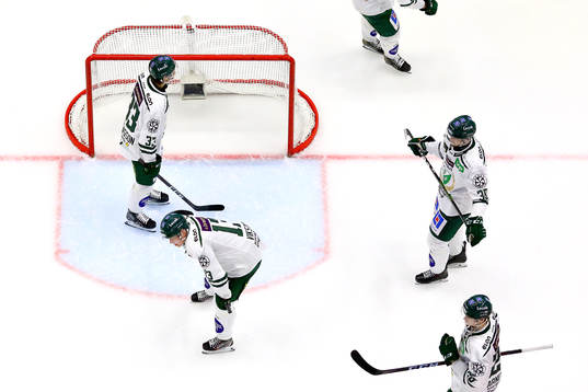 Färjestads spelare deppar