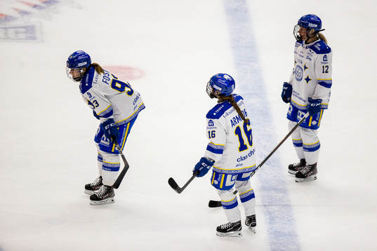 Leksands Sarah Forster , Kajsa Armborg och Emelie Berlin